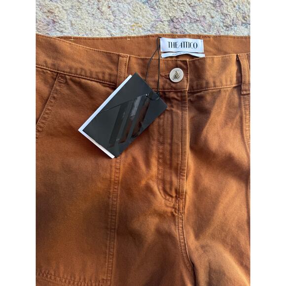 THE ATTICO Khaki Long Pants - Picture 12 of 16